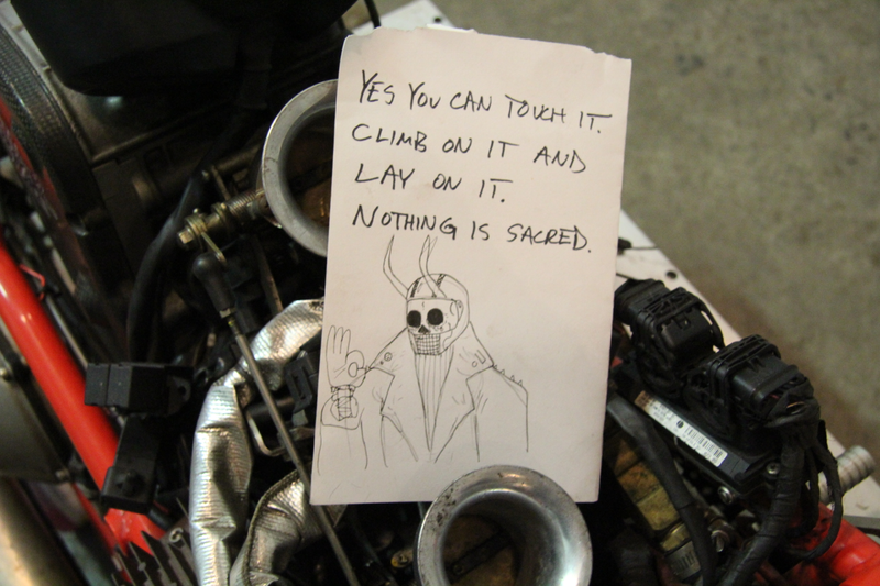 Illustration for article titled This is the Craziest Bike I've Seen at The One Show So Far